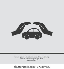 Pictograph of car