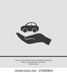 Pictograph of car