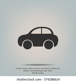 Pictograph of car