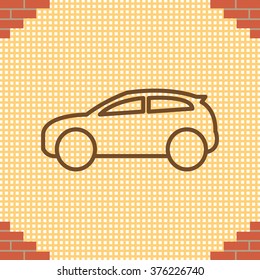 Pictograph of car