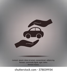 Pictograph of car