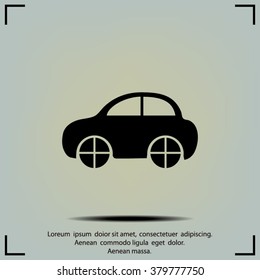 Pictograph of car