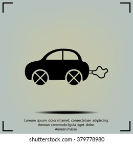 Pictograph of car
