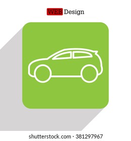 Pictograph of car