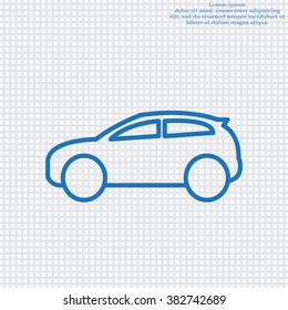 Pictograph of car