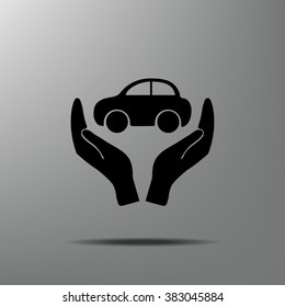 Pictograph of car