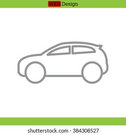 Pictograph of car