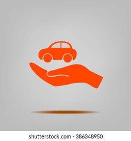 Pictograph of car
