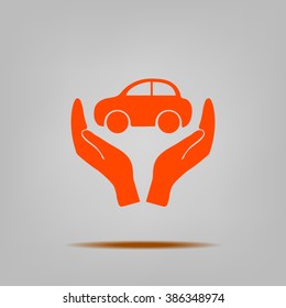 Pictograph of car