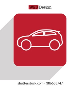 Pictograph of car