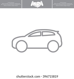 Pictograph of car