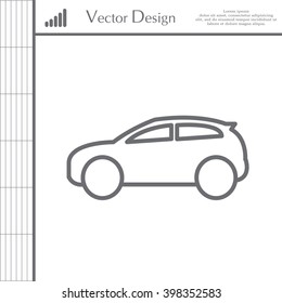 Pictograph of car