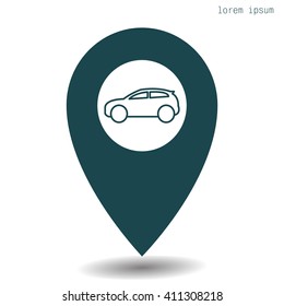 Pictograph of car