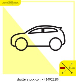 Pictograph of car