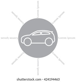 Pictograph of car