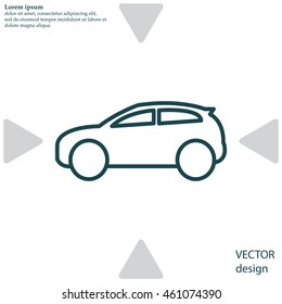 Pictograph of car