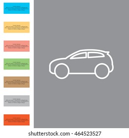 Pictograph of car