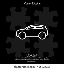 Pictograph of car