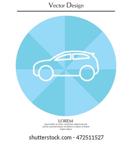 Pictograph of car