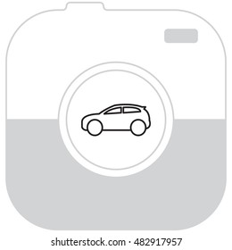 Pictograph of car