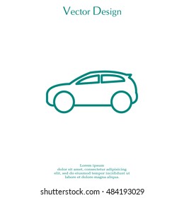 Pictograph of car