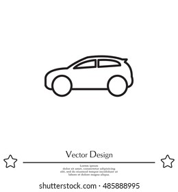 Pictograph of car