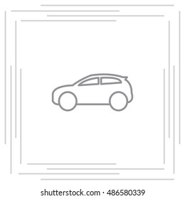 Pictograph of car