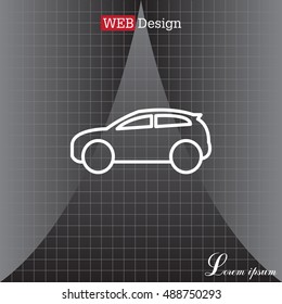 Pictograph of car