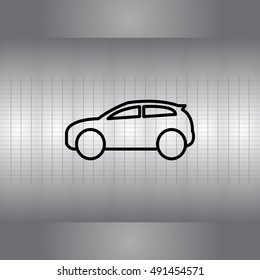 Pictograph of car