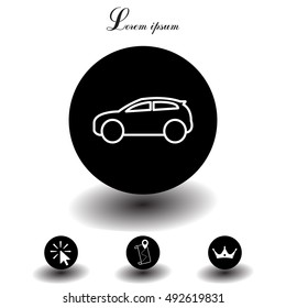 Pictograph of car