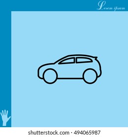 Pictograph of car