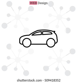 Pictograph of car