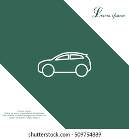 Pictograph of car