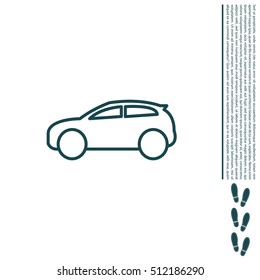 Pictograph of car