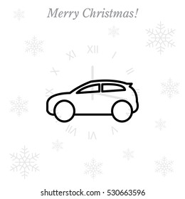 Pictograph of car