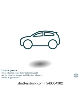 Pictograph of car