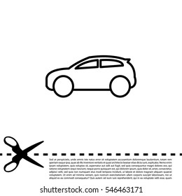 Pictograph of car