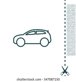 Pictograph of car