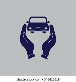 Pictograph of car. 