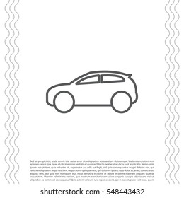 Pictograph of car