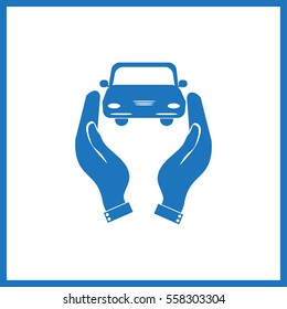 Pictograph of car. 