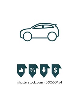 Pictograph of car