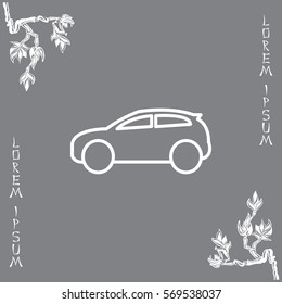 Pictograph of car