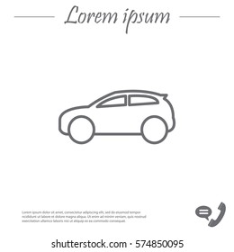 Pictograph of car