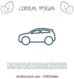 Pictograph of car