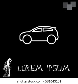 Pictograph of car