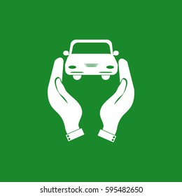 Pictograph of car. 