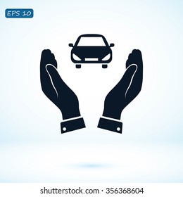 Pictograph of car icon