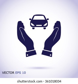 Pictograph of car icon