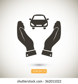 Pictograph of car icon